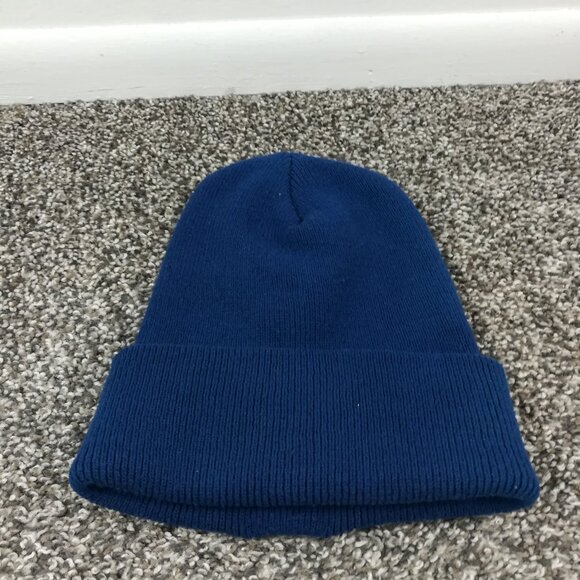 Vintage 90s Dallas Cowboys Beanie Hat Rossmor Industries Winter Knit USA Made - Picture 2 of 3